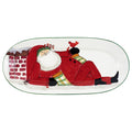 Vietri Old St. Nick Small Oval Platter Dinnerware Vietri
