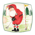 Vietri Old St. Nick Square Platter - Golfing Dinnerware Vietri