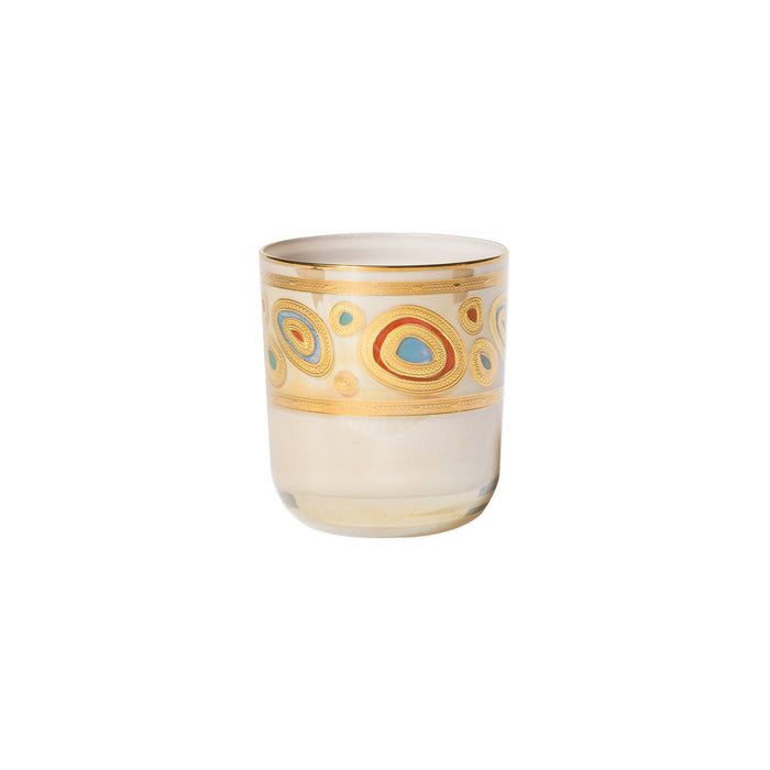 Vietri Regalia Cream Double Old Fashioned Dinnerware Vietri