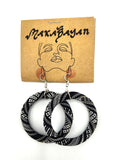 BARONG WAREHOUSE - VMWE5 - Yakan Earrings - Black