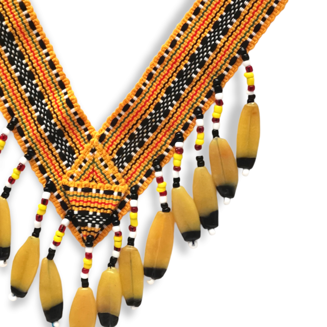 Barong Warehouse - Makabayan Wear - VMWN3 - Kalinga Necklace - Yellow