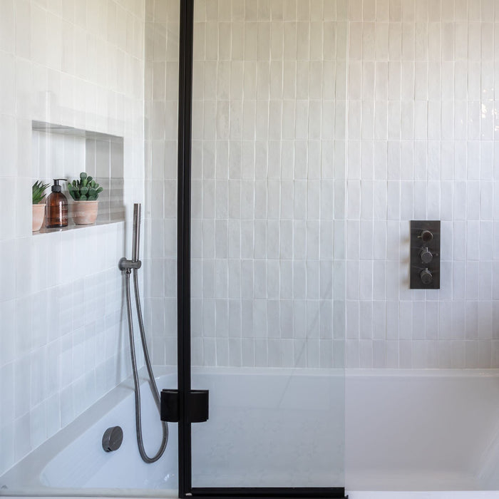 VOS Hose & Hand Shower - Brushed Black Shower Parts JTP