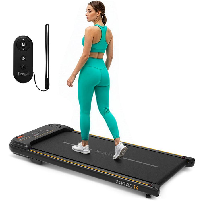 Walking Pad Treadmill, Shock Absorption, 2.5HP, Remote Control