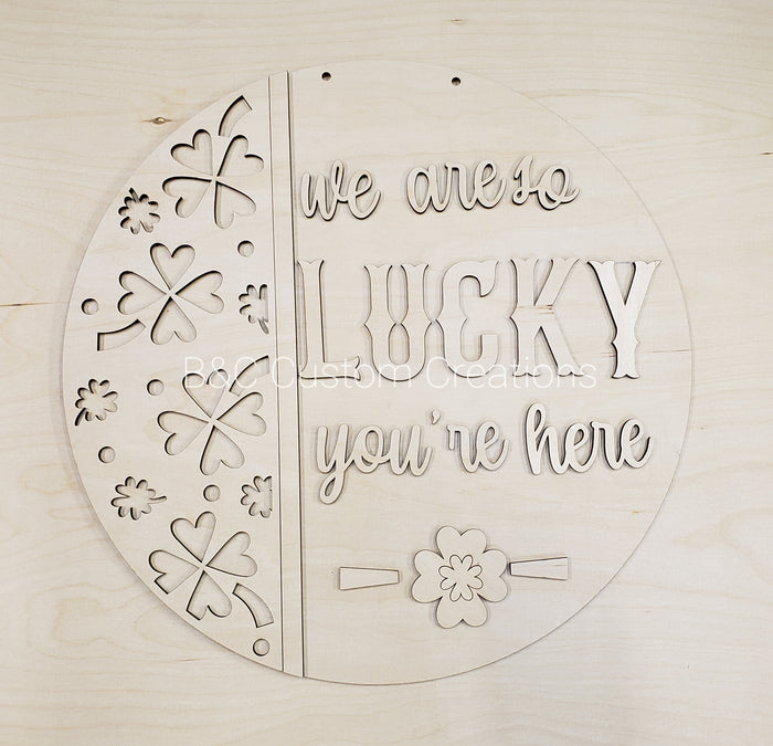 We are so lucky you're here