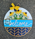 Welcome Geometric Floral