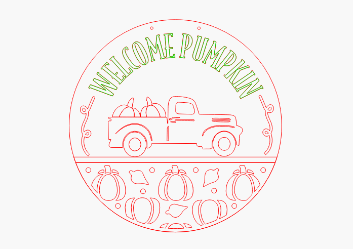Welcome Pumpkin Truck