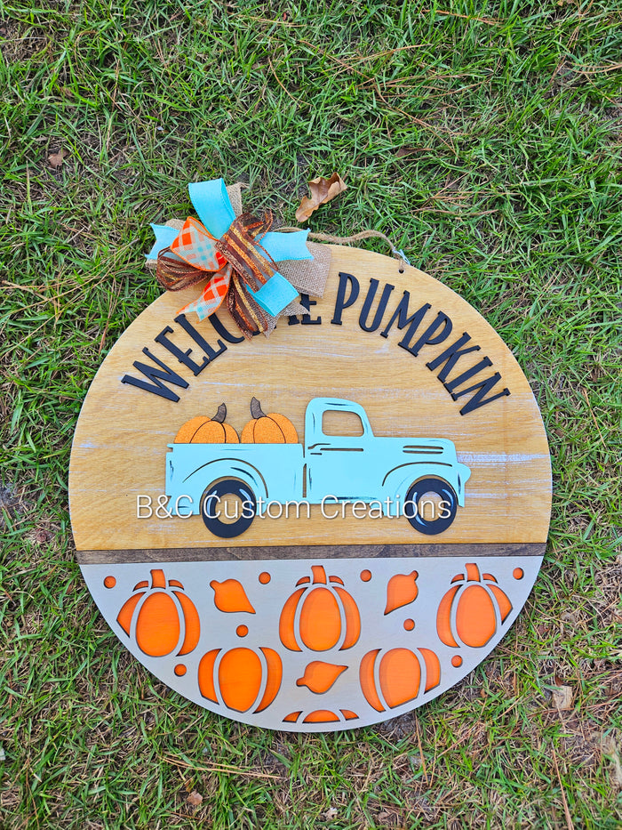 Welcome Pumpkin Truck