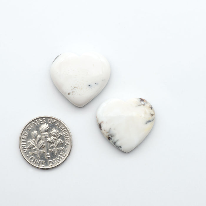 Natural White Buffalo Stone Cabochons are semi-precious gemstones cut into shapes ideal for jewelry-making, making them an excellent choice for artisans