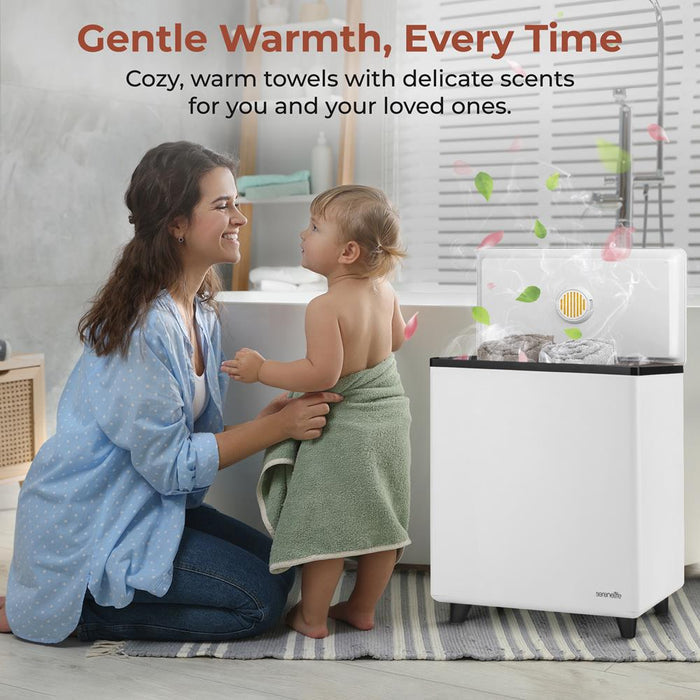 WiFi Towel Warmer - Spa Comfort, Auto Shut-Off, Stainless Steel