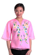 BARONG WAREHOUSE - WK10 - Painting Kimona Pink - Filipiniana