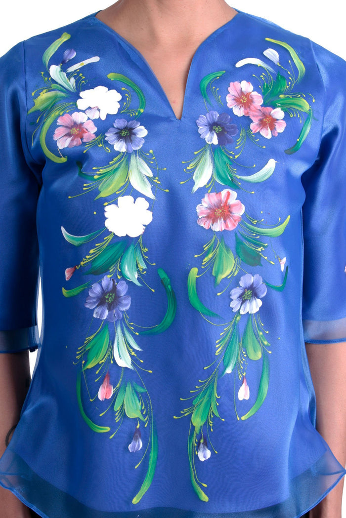 BARONG WAREHOUSE - WK14 - Painting Kimona Blue - Filipiniana