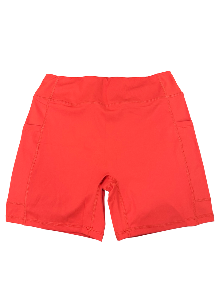 Woman’s red biker shorts XL