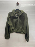 Women’s large crop quarter zip