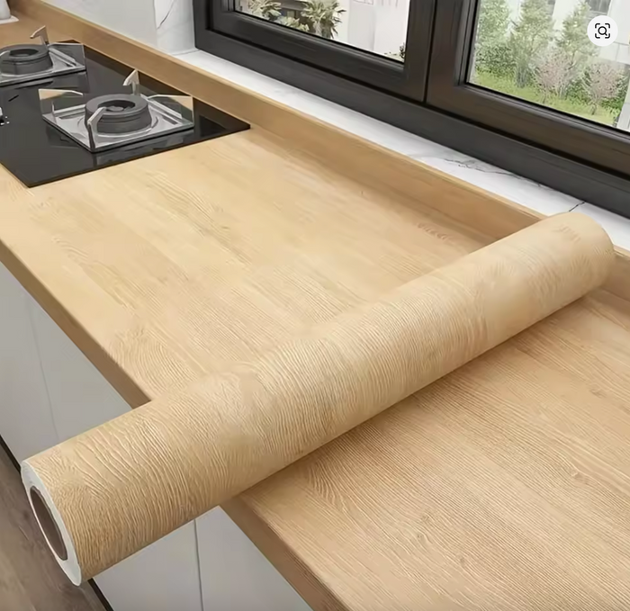 Wooden Coluor Thicken Contact Paper Wood Peel and Stick Wall Sticker
