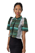 Barong Warehouse - WR19 - One-Button Bolero Ethnic Green