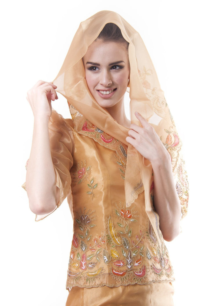 BARONG WAREHOUSE - WS02 Baro't Saya with Alampay - Filipiniana