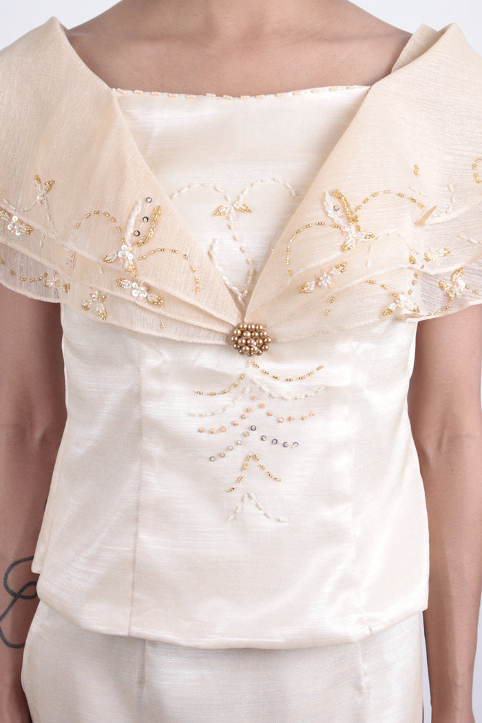 BARONG WAREHOUSE - WS07 Baro't Saya Three-Layered Alampay - Filipiniana