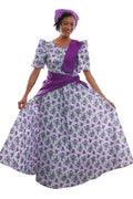 BARONG WAREHOUSE - WS20 Balintawak Gina Dress Purple Filipiniana Costume