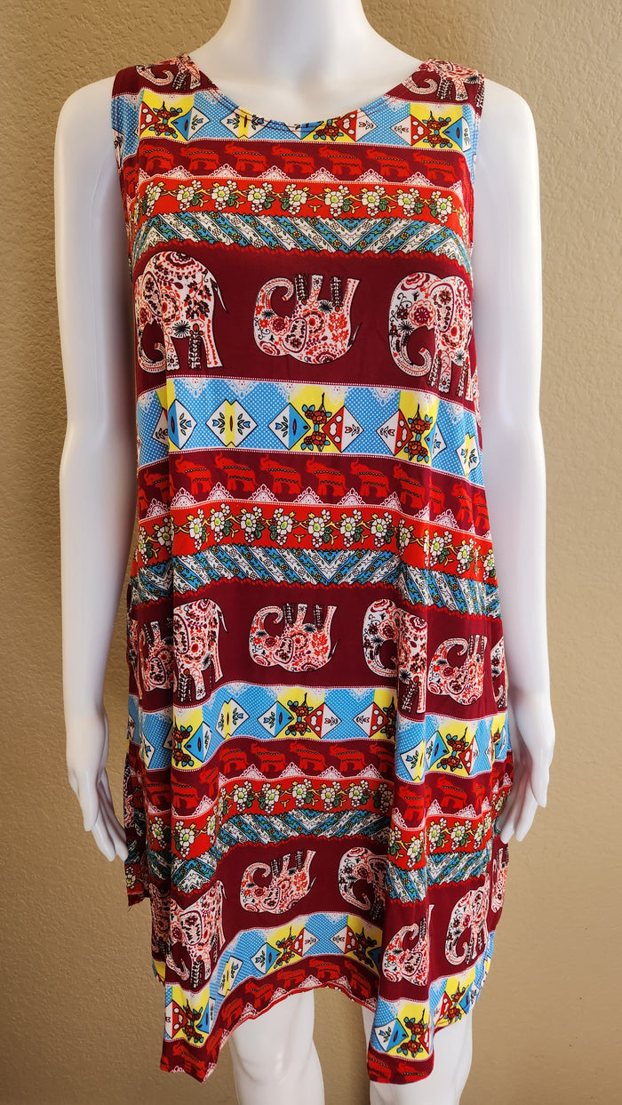 BARONG WAREHOUSE - WT00 - Duster Filipina House Summer Comfortable Dress - Sleeveless
