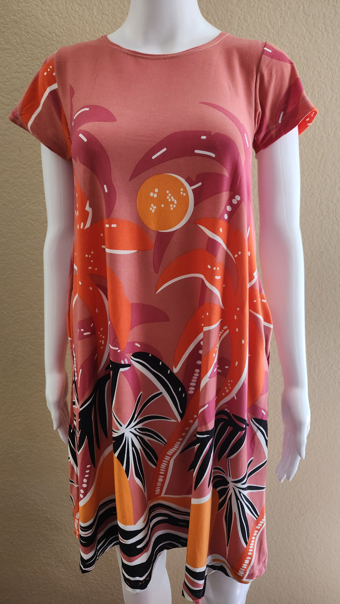 BARONG WAREHOUSE - WT50 - Duster Filipina House Summer Comfortable Dress - Short-Sleeve