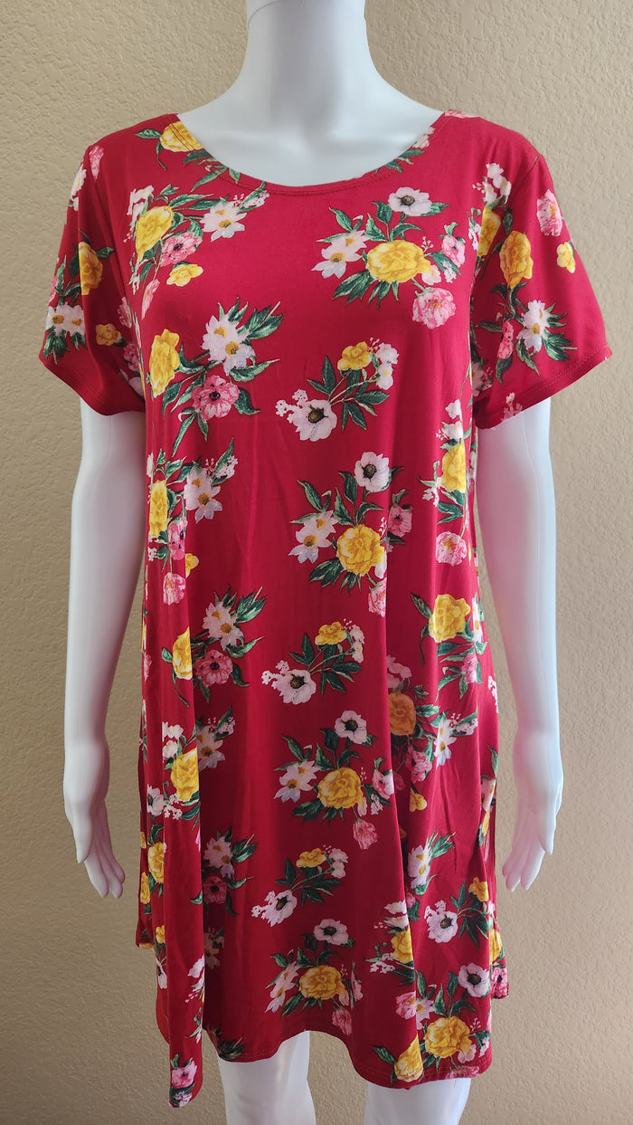 BARONG WAREHOUSE - WT50 - Duster Filipina House Summer Comfortable Dress - Short-Sleeve