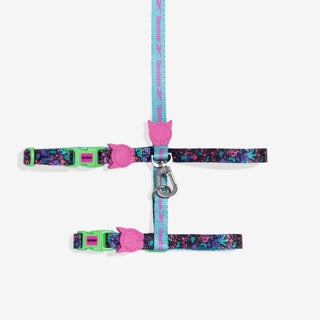 Zee Dog Cat Harness + Leash Set - Reebok Aerobic