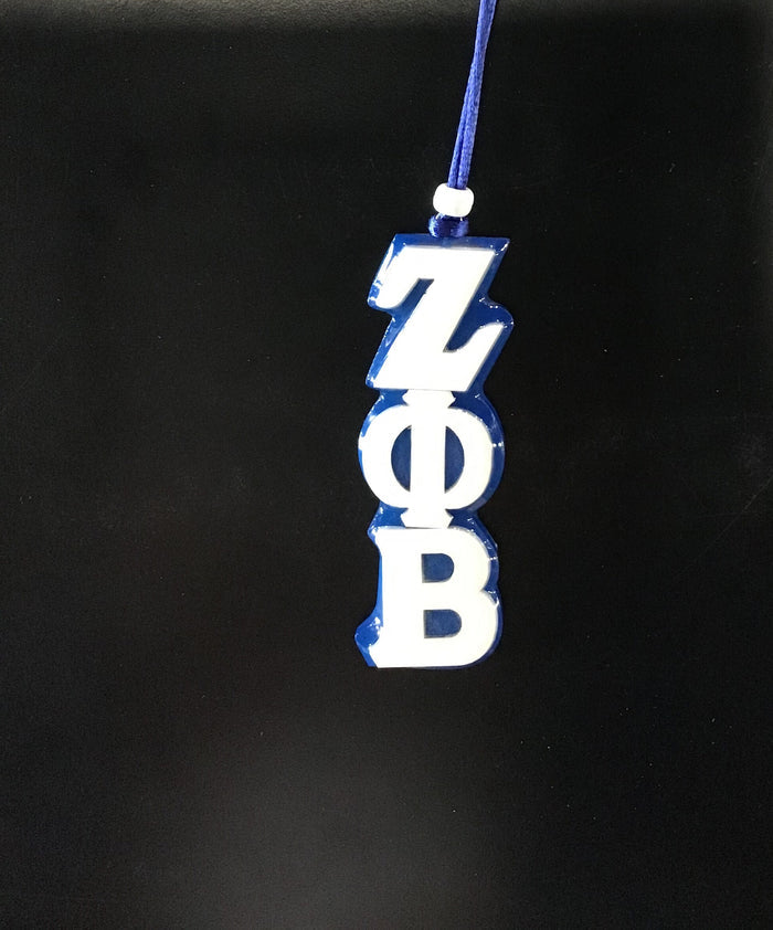 Zeta Phi Beta Block Tiki